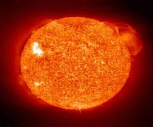 Puzzle Soleil, l'étoile qui est au centre du système solaire