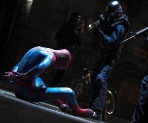 Puzzle Spider-Man, capturé par la police