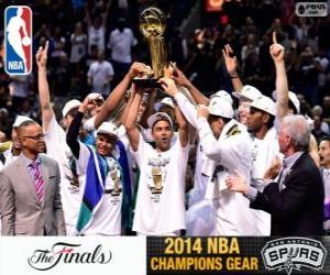 Puzzle Spurs, champions NBA 2014