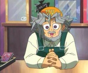 Puzzle Sugoroku Muto ou Salomon Muto est le grand-père de Yugi e le propriétaire d'un magasin de jeux de société