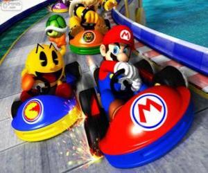 Puzzle Super Mario Kart