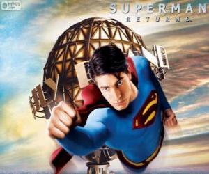 Puzzle Superman, le super-héros battant