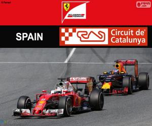 Puzzle S.Vettel, G.P d'Espagne 2016