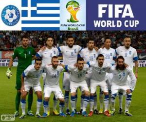Puzzle Sélection de Grèce, Groupe C, Brésil 2014
