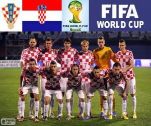 Puzzle Sélection de la Croatie, Groupe A, Brésil 2014