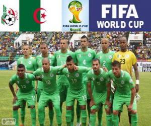 Puzzle Sélection de l'Algérie, Groupe H, Brésil 2014