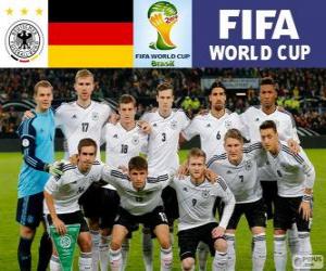 Puzzle Sélection de l'Allemagne, Groupe G, Brésil 2014