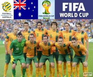 Puzzle Sélection de l'Australie, Groupe B, Brésil 2014