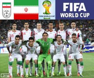 Puzzle Sélection de l'Iran, Groupe F, Brésil 2014