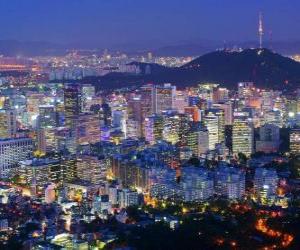 Puzzle Séoul, Corée du Sud