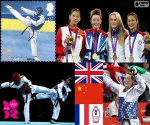 Puzzle Taekwondo - 57kg femmes LDN 2012