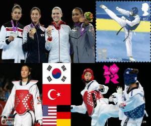 Puzzle Taekwondo - 67kg femmes Londres12