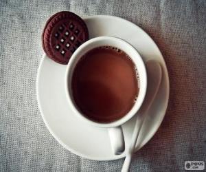 Puzzle Tasse de chocolat chaud