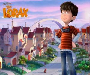 Puzzle Ted Wiggins, un garçon idéaliste de 12 ans, le personnage principal du film Lorax