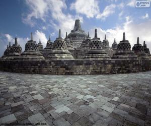 Puzzle Temple de Borobudur, Indonésie