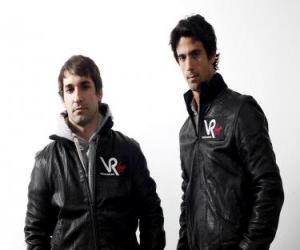 Puzzle Timo Glock et Lucas di Grassi, les pilotes de la Scuderia Virgin Racing