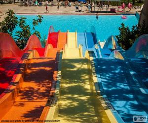 Puzzle Toboggan parc aquatique