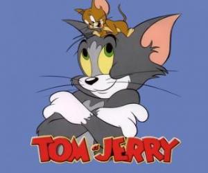 Puzzle Tom et Jerry sont les principaux protagonistes des aventures drôles