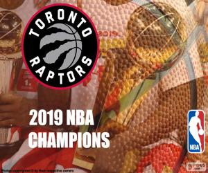 Puzzle Toronto Raptors, champions NBA 2019