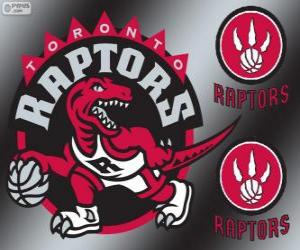 Puzzle Toronto Raptors logo, équipe de la NBA. Division de l'Atlantique, Conférence Est
