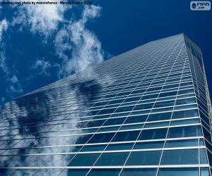 Puzzle Torre de Cristal, Madrid