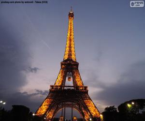 Puzzle Tour Eiffel de nuit
