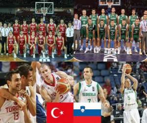Puzzle Turquie - Slovénie, trimestre à fin 2010 Championnats du Monde FIBA en Turquie