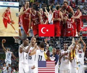 Puzzle Turquie vs États-Unis, Final, Championnat du Monde 2010 de la FIBA en Turquie