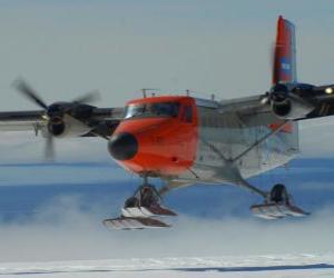 Puzzle Twin Otter équipés pour la neige