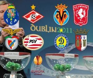 Puzzle UEFA Europa League 2010-11 Quarts de finale