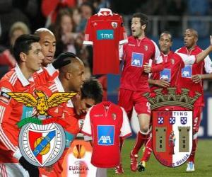 Puzzle UEFA Europa League 2010-11 en demi-finale, Benfica - Braga