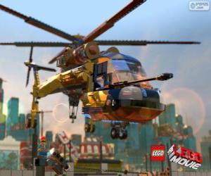 Puzzle Un hélicoptère du film Lego