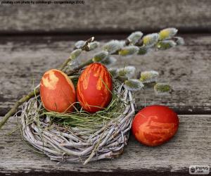 Puzzle Un nid de Pâques