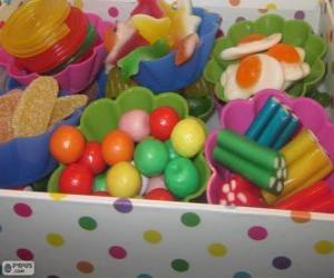 Puzzle Une boîte de bonbons