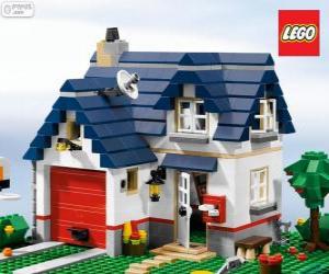 Puzzle Une maison de Lego