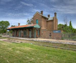 Puzzle Une station de train 