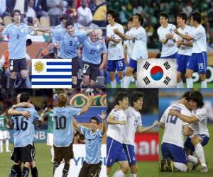 Puzzle Uruguay - Corée du Sud, huitième de finale, Afrique du Sud 2010