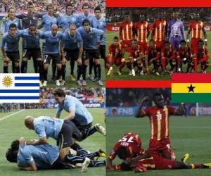 Puzzle Uruguay - Ghana, quart de finale, Afrique du Sud 2010