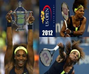 Puzzle US Open de tennis Serena Williams champion 2012