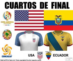 Puzzle USA - ECU, Copa América 2016