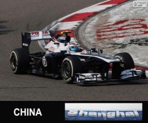 Puzzle Valtteri Bottas - Williams - Shanghai 2013