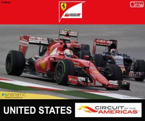 Puzzle Vettel, G.P des États-Unis 2015