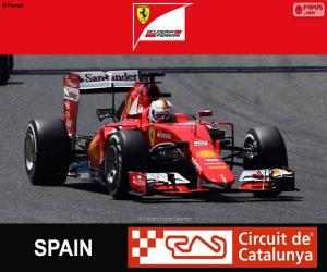 Puzzle Vettel G.P Espagne 2015