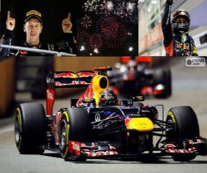 Puzzle Vettel G.P Singapour 2012