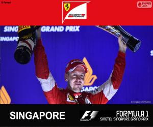 Puzzle Vettel G.P Singapour 2015