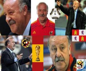 Puzzle Vicente del Bosque entraîneur de l'équipe nationale espagnole