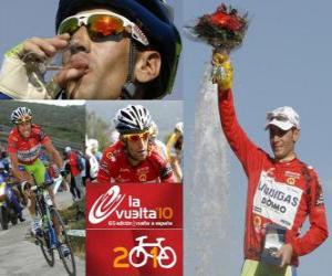 Puzzle Vicenzo Nibali (Liquigas) champion du Tour d'Espagne 2010