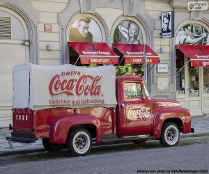 Puzzle Vieux camion de Coca-Cola