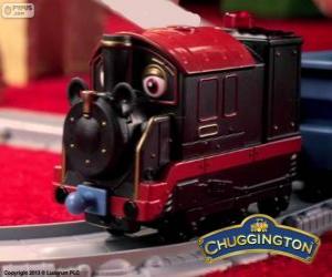 Puzzle Vieux Pete, la locomotive à vapeur est le plus ancien chugger en Chuggington