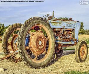 Puzzle Vieux tracteur